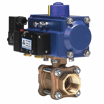 DYNAQUIP CONTROLS PVA65AMDA052A Ball Valve Pneumatic Double Acting 1 In