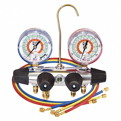JB INDUSTRIES 25233 Manifold Gauge 4-Valve