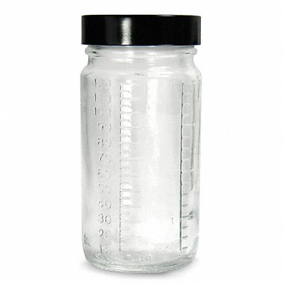 QORPAK GLC01466 Beaker Bottle 68mm H Clear 33mm Dia PK48