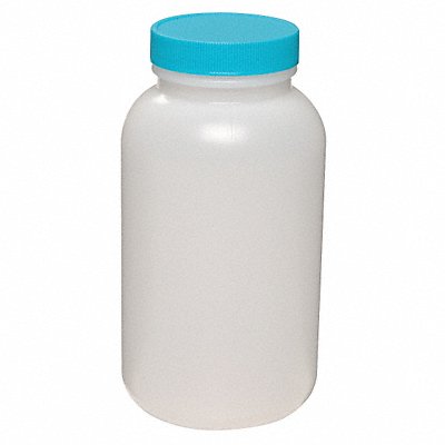 GRAINGER 3TRP5 Bottle 145 mm H White 75 mm Dia PK12