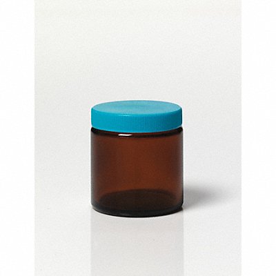 GRAINGER 3TRU6 Jar 120 mL 69 mm H Amber PK24