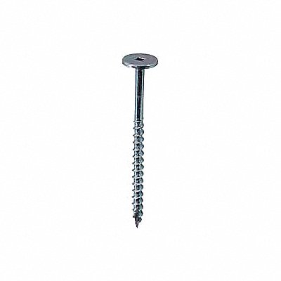 GRAINGER PHZ83150PC FlatHd WoodScrw Zinc #10 2 15/16 L PK150
