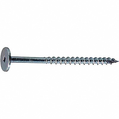 GRAINGER PHZ81125200PC FlatHd WOOD SCREW Zinc #10 1 1/16 L PK200