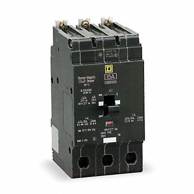 SQUARE D EDB34080 Circuit Breaker 80A Bolt On 277/480V 3P
