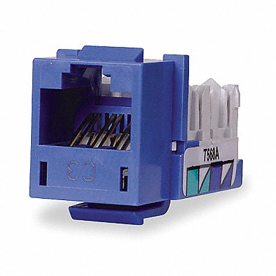 HUBBELL PREMISE WIRING HXJ6B Jack Blue Cat6 Rj45
