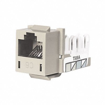 HUBBELL PREMISE WIRING HXJ6OW Jack Office White Cat6