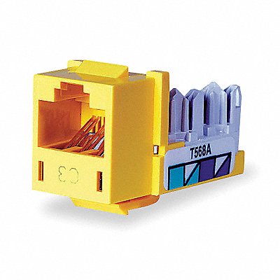 HUBBELL PREMISE WIRING HXJ6Y Jack Yellow Cat6 Rj45