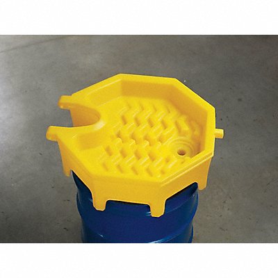 ULTRATECH 497 Drum Funnel Yellow Polyethylene NPT