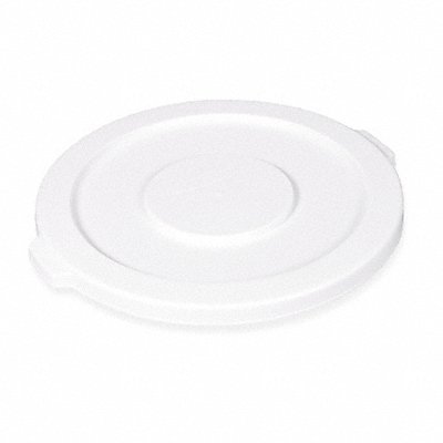 RUBBERMAID COMMERCIAL PRODUCTS FG261960WHT D1935 Garbage Can Top Flat Snap-On Closure White