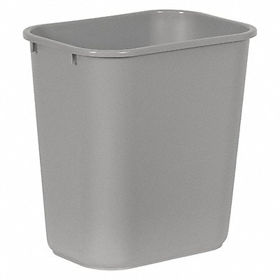 RUBBERMAID COMMERCIAL PRODUCTS FG295600Grey F9113 Wastebasket Rectangular 7 gal Grey