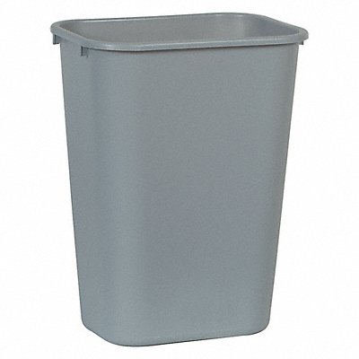RUBBERMAID COMMERCIAL PRODUCTS FG295700Grey F9112 Garbage Can Rectangula 10-21/64 gal Grey