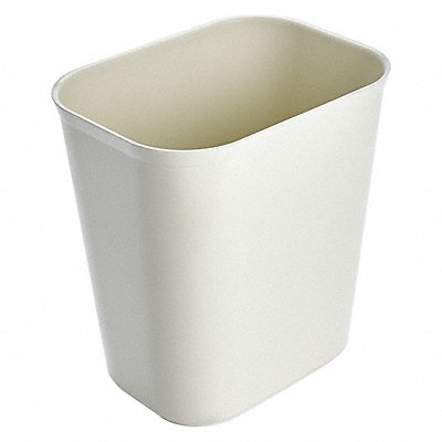 RUBBERMAID COMMERCIAL PRODUCTS FG254100BEIG F9111 Wastebasket Rectangular 3-1/2 gal Beige