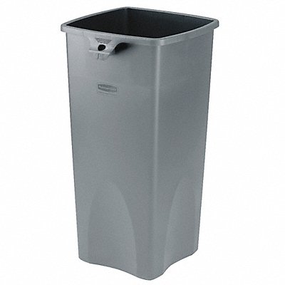 RUBBERMAID COMMERCIAL PRODUCTS FG356988Grey Garbage Can Square 23 gal Grey