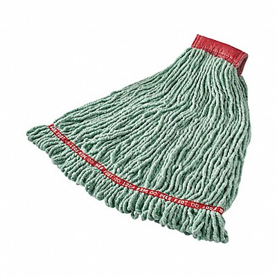 RUBBERMAID COMMERCIAL PRODUCTS FGA25306GR00 Wet Mop Green Cotton/Synthetic