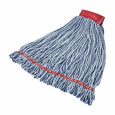 RUBBERMAID COMMERCIAL PRODUCTS FGA25306BL00 Wet Mop Blue Cotton/Synthetic
