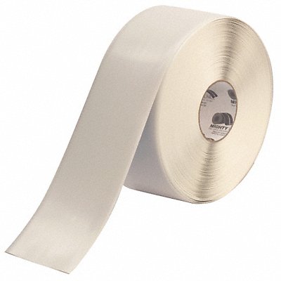 MIGHTY LINE 4RW E3477 Floor Tape White 4 inx100 ft Roll
