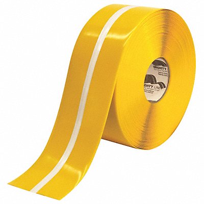 MIGHTY LINE 4RYLUMCTR K3726 Floor Tape Yellow 4 inx100 ft Roll