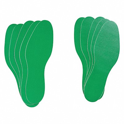 BRADY 31551 Floor Tape Green 3.75x11.88 in Foot PK10