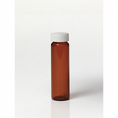 GRAINGER 3UCW9 Glass Vial with Cap 40 mL PK72