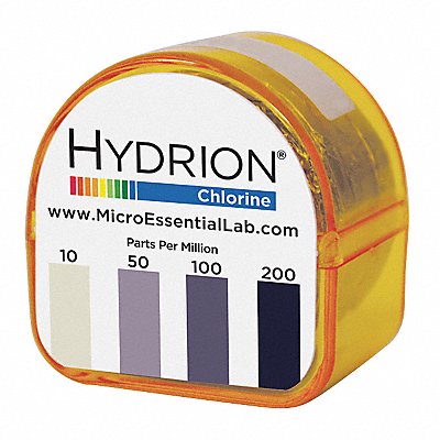 HYDRION CMR245 Test 15 ft L 10 to 200 ppm Chlor PK2000
