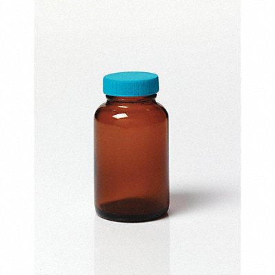 GRAINGER 3UDD3 Bottle 95 mm H Amber 53.97 mm Dia PK24
