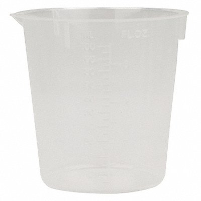 LAB SAFETY SUPPLY 3UDJ3 Beaker 100 mL 62 mm H 65 mm Dia PK100