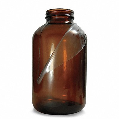 QORPAK GLA00964 Bottle 119 mm H Amber 65 mm Dia PK24
