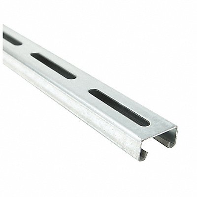 GRAINGER FS500SLPG12000 Strut Channel Steel Overall L 10ft