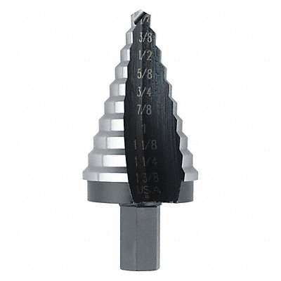 IRWIN 10235 Step Cone Drill 1/4in to 1.375in HSS