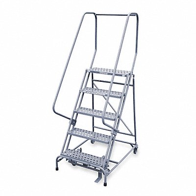 COTTERMAN 1505R2630A3E20B4C1P6 Rolling Ladder Unassembled Handrail Platform 50 In H