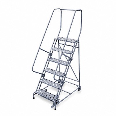 COTTERMAN 1506R2630A1E10B4W4C1P6 Rollng Ladder Unassembled Handrail Platform 60 In H
