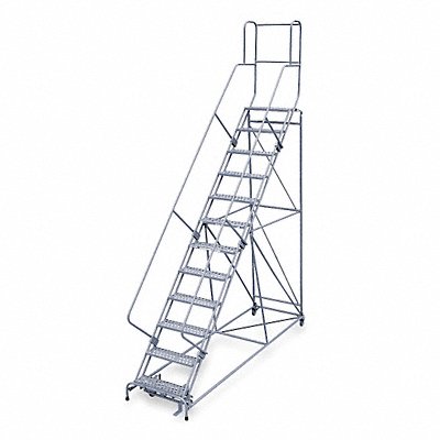 COTTERMAN 2612R2632A6E12B4W5C1P3 Rollng Ladder Unassembled Handrail Platform 120 In H
