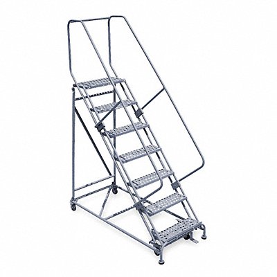 COTTERMAN 2607R2630A3E12B4W5C1P6 Rollng Ladder Unassembled Handrail Platform 70 In H