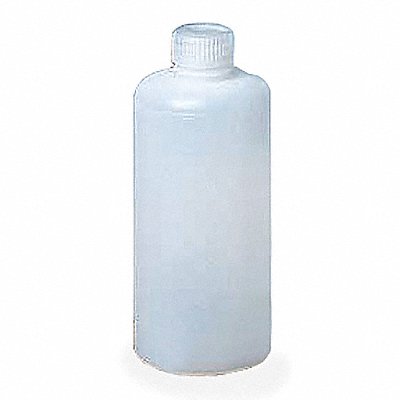 GRAINGER 3UUJ9 Bottle 213 mm H Natural 91 mm Dia PK12