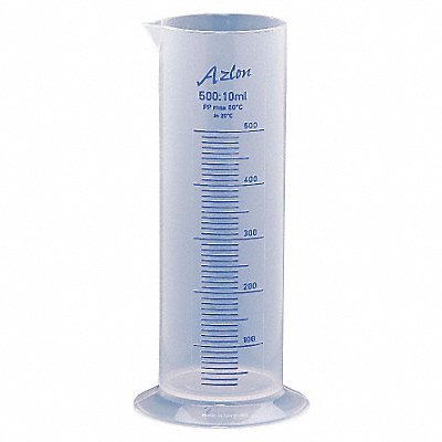 DYNALON 5378350500 Graduated Cylinder 500 mL 68 mm Dia