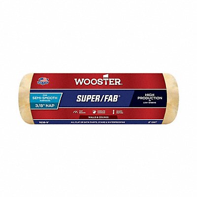 WOOSTER R2399 Paint Roller Cover 9 L 3/8 Nap Knit