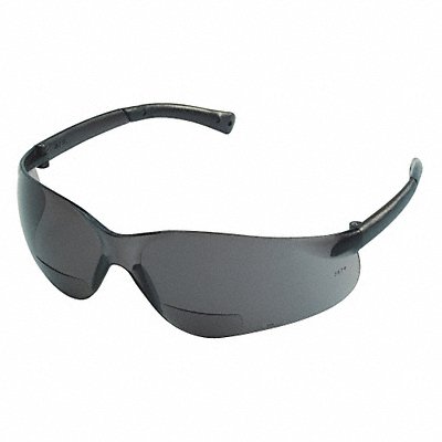 MCR SAFETY BKH10G D7977 Bifocal Safety Read Glasses +1.00 Grey
