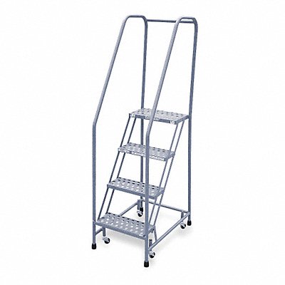 COTTERMAN 1004R1820A6E10B3C1P6 Rolling Ladder Welded Handrail Platform 40In H