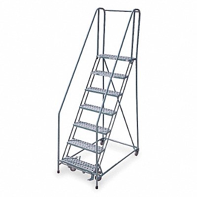 COTTERMAN 1007R2630A6E10B4C1P6 Rolling Ladder Welded Handrail Platform 70In H
