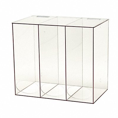 CONDOR 3UZG7 All Purpose Dispenser Clear PETG