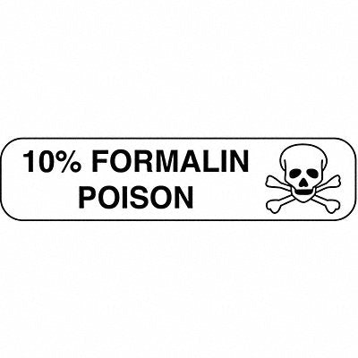 ROLL PRODUCTS 140512 Label 3/8 in x 1 1/2 in Paper PK1000