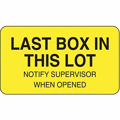 ROLL PRODUCTS 141456 Lot Label 1 in H 1-3/4 in W PK1000