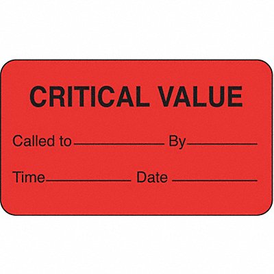 ROLL PRODUCTS 141487 Label 1-3/4 in W PK1000
