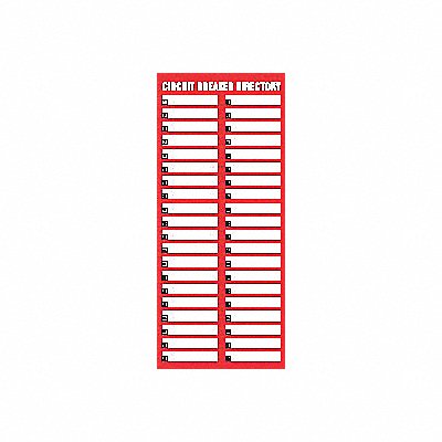 PANDUIT PESS1 Label 5 1/2 in Paper PK5