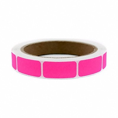 GRAINGER 3VCP9 Shipping Squares Label 5/8 H Pink PK1000