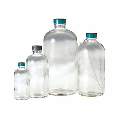 QORPAK GLC02224 Bottle 210 mm H Clear 94 mm Dia PK12