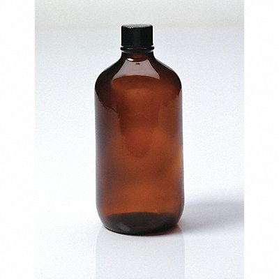 QORPAK GLC02279 Bottle 127 mm H Amber 96 mm Dia PK12