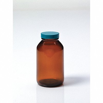 QORPAK GLC02286 Bottle 146 mm H Amber 81 mm Dia PK12