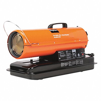DAYTON 3VE48 FanFrcd Prtbl Oil/Krosne Trpedo Htr 1.6A