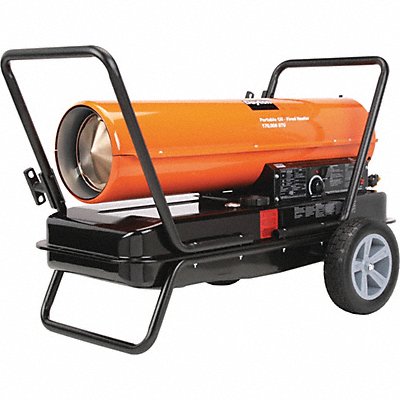DAYTON 3VE51 FanFrcd Prtbl Oil/Krosne Trpedo Htr 3.2A